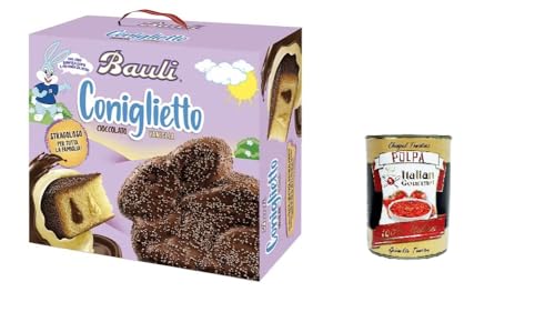 Bauli Coniglietto Cioccolato & Vaniglia stragoloso per tutta la famiglia Chocolate & Vanilla Extravaganza Hase für die ganze Familie 650 g + Italian Gourmet polpa 400g Bauli Coniglietto Cioccolato & Vaniglia stragoloso per tutta la famiglia Chocolate & Vanilla Extravaganza Hase für die ganze Familie 650 g + Italian Gourmet polpa 400g von Italian Gourmet E.R.