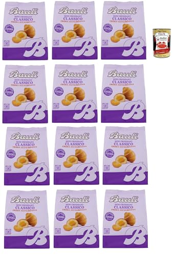Bauli Extragolosi Mini Croissant con crema all'albicocca, mini snack Croissant mit Aprikosencreme 12x 75g Italienischer Knabberartikel + Italian Gourmet polpa 400g Bauli Extragolosi Mini Croissant con crema all'albicocca, mini snack Croissant mit Aprikosencreme 12x 75g Italienischer Knabberartikel + Italian Gourmet polpa 400g von Italian Gourmet E.R.