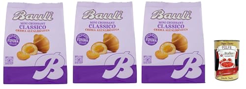 Bauli Extragolosi Mini Croissant con crema all'albicocca, mini snack Croissant mit Aprikosencreme 3x 75g Italienischer Knabberartikel + Italian Gourmet polpa 400g Bauli Extragolosi Mini Croissant con crema all'albicocca, mini snack Croissant mit Aprikosencreme 3x 75g Italienischer Knabberartikel + Italian Gourmet polpa 400g von Italian Gourmet E.R.
