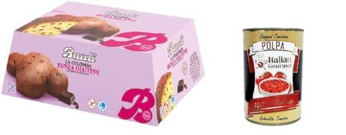Bauli La colomba senza glutine con gocce di cioccolato Glutenfreie Colomba mit Schokoladenstückchen 450gr + Italian Gourmet polpa 400g Bauli La colomba senza glutine con gocce di cioccolato Glutenfreie Colomba mit Schokoladenstückchen 450gr + Italian Gourmet polpa 400g von Italian Gourmet E.R.