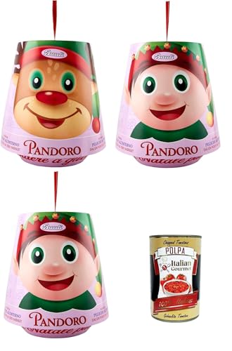 Bauli Pandoro Classico Mascherato con Peluche a Sorpresa Classic Masked mit Überraschungsplüsch 3x500g+ Italian Gourmet polpa 400g Bauli Pandoro Classico Mascherato con Peluche a Sorpresa Classic Masked mit Überraschungsplüsch 3x500g+ Italian Gourmet polpa 400g von Italian Gourmet E.R.