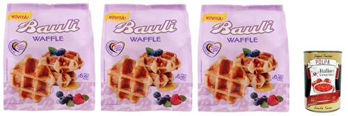 Bauli Waffle morbida Cialda con Croccante Zucchero Perlato, Weiche Waffel mit knusprigem Perlzucker 3x 210g + Italian Gourmet polpa 400g Bauli Waffle morbida Cialda con Croccante Zucchero Perlato, Weiche Waffel mit knusprigem Perlzucker 3x 210g + Italian Gourmet polpa 400g von Italian Gourmet E.R.
