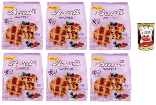 Bauli Waffle morbida Cialda con Croccante Zucchero Perlato, Weiche Waffel mit knusprigem Perlzucker 6x 210g + Italian Gourmet polpa 400g Bauli Waffle morbida Cialda con Croccante Zucchero Perlato, Weiche Waffel mit knusprigem Perlzucker 6x 210g + Italian Gourmet polpa 400g von Italian Gourmet E.R.