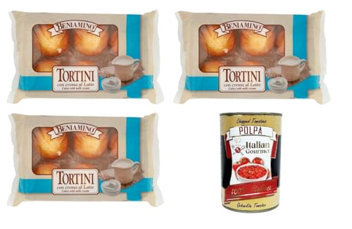 Beniamino Tortini con Yogurt mit Joghurt 3x 250gr + Italian Gourmet polpa 400g Beniamino Tortini con Yogurt mit Joghurt 3x 250gr + Italian Gourmet polpa 400g von Italian Gourmet E.R.