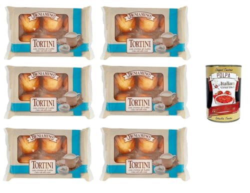 Beniamino Tortini con farcitura di crema al latte mit Milchcremefüllung 6x 250gr + Italian Gourmet polpa 400g Beniamino Tortini con farcitura di crema al latte mit Milchcremefüllung 6x 250gr + Italian Gourmet polpa 400g von Italian Gourmet E.R.