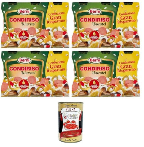 Berni Condiriso Con Wurstel Con Olio Extra Vergine Di Oliva Condiriso mit Wurst mit nativem Olivenöl extra 6x285gr + Italian Gourmet polpa 400g Berni Condiriso Con Wurstel Con Olio Extra Vergine Di Oliva Condiriso mit Wurst mit nativem Olivenöl extra 6x285gr + Italian Gourmet polpa 400g von Italian Gourmet E.R.