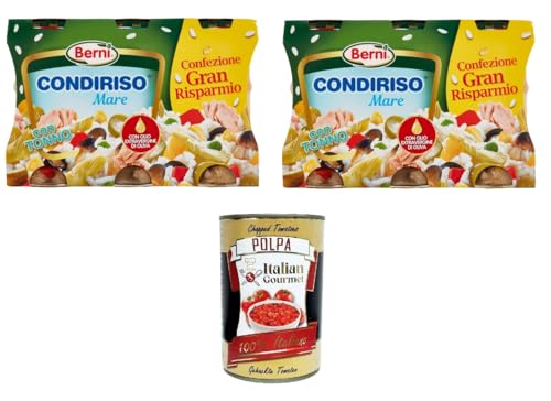 Berni Condiriso Di Mare Con Tonno Berni Seafood Condiriso mit Thunfisch und extra natives Olivenöl 6x 285gr + Italian Gourmet polpa 400g Berni Condiriso Di Mare Con Tonno Berni Seafood Condiriso mit Thunfisch und extra natives Olivenöl 6x 285gr + Italian Gourmet polpa 400g von Italian Gourmet E.R.