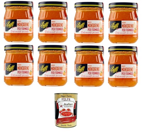 Biffi Salsa di mandarini per formaggi Mandarinensauce für Käse 8x100 gr+ Italian Gourmet polpa 400g Biffi Salsa di mandarini per formaggi Mandarinensauce für Käse 8x100 gr+ Italian Gourmet polpa 400g von Italian Gourmet E.R.