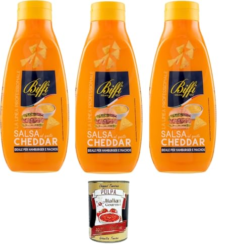 Biffi The Professional Line – Cheddar-Sauce 3x 800gr + Italian Gourmet polpa 400g Biffi The Professional Line – Cheddar-Sauce 3x 800gr + Italian Gourmet polpa 400g von Italian Gourmet E.R.
