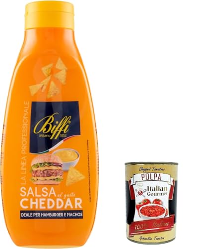 Biffi The Professional Line – Cheddar-Sauce 800gr + Italian Gourmet polpa 400g Biffi The Professional Line – Cheddar-Sauce 800gr + Italian Gourmet polpa 400g von Italian Gourmet E.R.