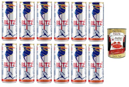 Blitz! energy drink bevanda energetica Energiegetränk 12x250 ml+ Italian Gourmet polpa 400g Blitz! energy drink bevanda energetica Energiegetränk 12x250 ml+ Italian Gourmet polpa 400g von Italian Gourmet E.R.