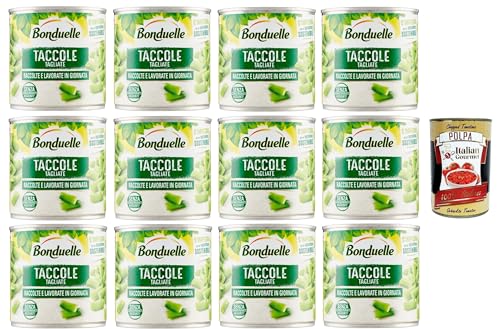 Bonduelle Taccole Tagliate Dohlen schneiden 12x400gr + Italian Gourmet polpa 400g Bonduelle Taccole Tagliate Dohlen schneiden 12x400gr + Italian Gourmet polpa 400g von Italian Gourmet E.R.