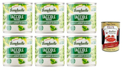 Bonduelle Taccole Tagliate Dohlen schneiden 6x400gr + Italian Gourmet polpa 400g Bonduelle Taccole Tagliate Dohlen schneiden 6x400gr + Italian Gourmet polpa 400g von Italian Gourmet E.R.