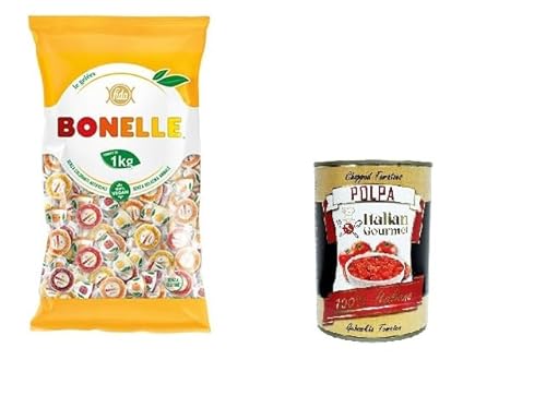 Bonelle Geleès PETIT Weichbonbons ohne tierische Gelatine, natürliche Aromen 1000gr+ Italian Gourmet Polpa 400g Bonelle Geleès PETIT Weichbonbons ohne tierische Gelatine, natürliche Aromen 1000gr+ Italian Gourmet Polpa 400g von Italian Gourmet E.R.