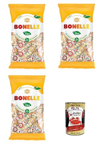 Bonelle Geleès PETIT Weichbonbons ohne tierische Gelatine, natürliche Aromen 3x1000gr+ Italian Gourmet Polpa 400g Bonelle Geleès PETIT Weichbonbons ohne tierische Gelatine, natürliche Aromen 3x1000gr+ Italian Gourmet Polpa 400g von Italian Gourmet E.R.