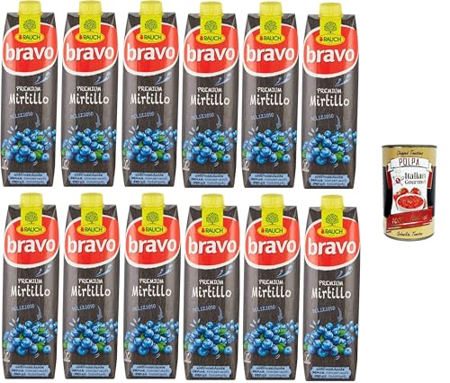 Bravo Rauch Premium Blaubeersaft – lecker, antioxidativ, ohne Farbstoffe, ohne Konservierungsstoffe 12x1lt+ Italian Gourmet polpa 400g Bravo Rauch Premium Blaubeersaft – lecker, antioxidativ, ohne Farbstoffe, ohne Konservierungsstoffe 12x1lt+ Italian Gourmet polpa 400g von Italian Gourmet E.R.