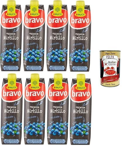 Bravo Rauch Premium Blaubeersaft – lecker, antioxidativ, ohne Farbstoffe, ohne Konservierungsstoffe 8x1lt+ Italian Gourmet polpa 400g Bravo Rauch Premium Blaubeersaft – lecker, antioxidativ, ohne Farbstoffe, ohne Konservierungsstoffe 8x1lt+ Italian Gourmet polpa 400g von Italian Gourmet E.R.
