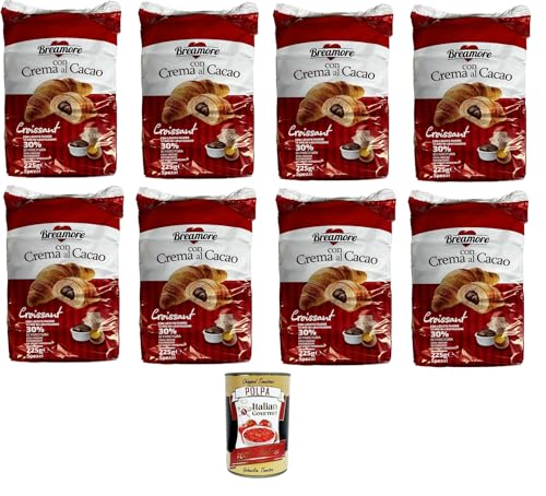 BreAmore Croissant Con crema al cacao Mit Kakaocreme 8x225gr + Italian Gourmet polpa 400g BreAmore Croissant Con crema al cacao Mit Kakaocreme 8x225gr + Italian Gourmet polpa 400g von Italian Gourmet E.R.