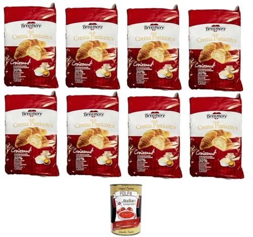 BreAmore Croissant con crema pasticcera mit Vanillesoße 8x 225gr + Italian Gourmet polpa 400g BreAmore Croissant con crema pasticcera mit Vanillesoße 8x 225gr + Italian Gourmet polpa 400g von Italian Gourmet E.R.