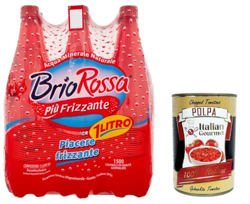 Brio Rossa Più Frizzante Gualdo Tadino 6 x 1Lt + Italian Gourmet polpa 400g Brio Rossa Più Frizzante Gualdo Tadino 6 x 1Lt + Italian Gourmet polpa 400g von Italian Gourmet E.R.