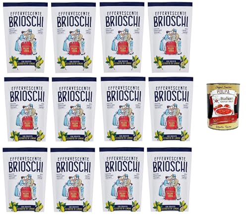 Brioschi Brausetabletten, erfrischender, granulierter Durstlöscher mit exquisitem Zitronenextrakt, 12x100 g+ Italian Gourmet polpa 400g Brioschi Brausetabletten, erfrischender, granulierter Durstlöscher mit exquisitem Zitronenextrakt, 12x100 g+ Italian Gourmet polpa 400g von Italian Gourmet E.R.