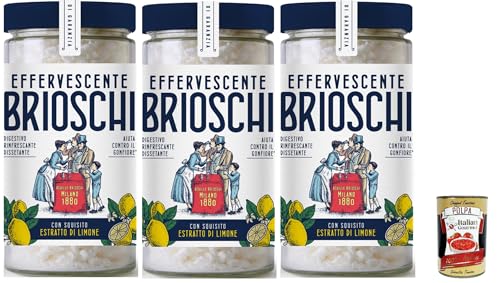 Brioschi Digestivo, Erfrischend und durstigem Verdauung, limone Erfrischendes Verdauungs-Auflösen mit Zitronengeschmack 3x 200gr + Italian Gourmet polpa 400g Brioschi Digestivo, Erfrischend und durstigem Verdauung, limone Erfrischendes Verdauungs-Auflösen mit Zitronengeschmack 3x 200gr + Italian Gourmet polpa 400g von Italian Gourmet E.R.