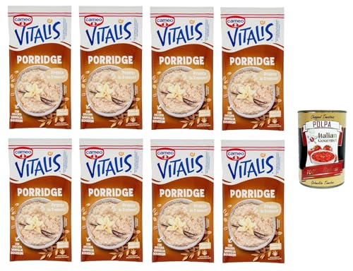 C. Vitalis Classic Porridge mit Haferflocken und zarter Bourbon-Vanille 8x 54g+ Italian Gourmet polpa 400g C. Vitalis Classic Porridge mit Haferflocken und zarter Bourbon-Vanille 8x 54g+ Italian Gourmet polpa 400g von Italian Gourmet E.R.