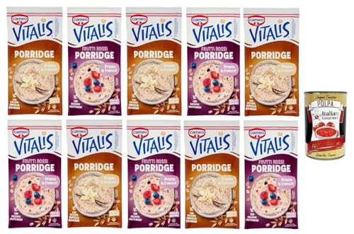 C.Vitalis Porridge Testpaket Classic Und mit Haferflocken und leckeren roten Früchten 5x54gr 5x53g + Italian Gourmet polpa 400g C.Vitalis Porridge Testpaket Classic Und mit Haferflocken und leckeren roten Früchten 5x54gr 5x53g + Italian Gourmet polpa 400g von Italian Gourmet E.R.