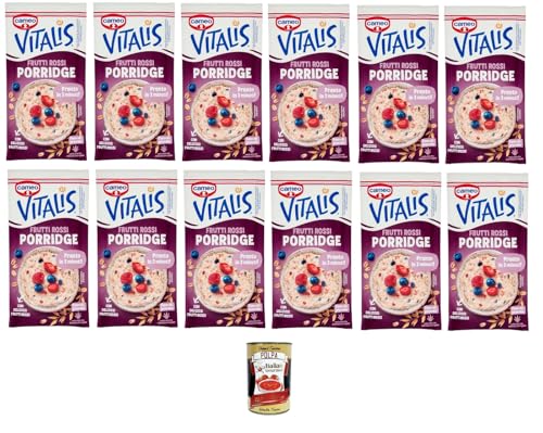 C.Vitalis Porridge mit Haferflocken und leckeren roten Früchten 12x53g+ Italian Gourmet polpa 400g C.Vitalis Porridge mit Haferflocken und leckeren roten Früchten 12x53g+ Italian Gourmet polpa 400g von Italian Gourmet E.R.