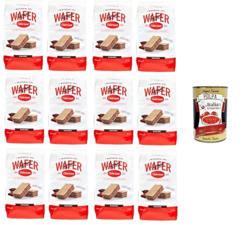 Cabrioni i waferini del signor cabrioni wafer cacao! Mr. Cabrionis Waffeln Kakaowaffeln! 12x400gr + Italian Gourmet polpa 400g Cabrioni i waferini del signor cabrioni wafer cacao! Mr. Cabrionis Waffeln Kakaowaffeln! 12x400gr + Italian Gourmet polpa 400g von Italian Gourmet E.R.