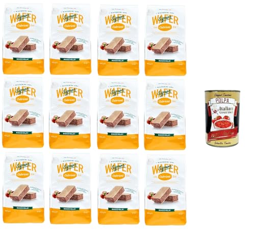 Cabrioni i waferini del signor cabrioni wafer nocciola! Mr. Cabrionis Haselnusswaffeln! 12x400 g+ Italian Gourmet polpa 400g Cabrioni i waferini del signor cabrioni wafer nocciola! Mr. Cabrionis Haselnusswaffeln! 12x400 g+ Italian Gourmet polpa 400g von Italian Gourmet E.R.