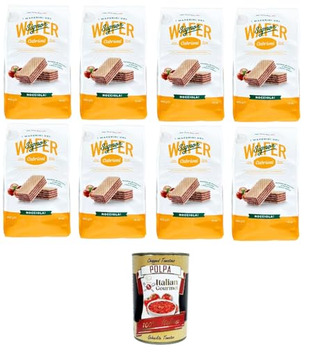 Cabrioni i waferini del signor cabrioni wafer nocciola! Mr. Cabrionis Haselnusswaffeln! 8x400 g+ Italian Gourmet polpa 400g Cabrioni i waferini del signor cabrioni wafer nocciola! Mr. Cabrionis Haselnusswaffeln! 8x400 g+ Italian Gourmet polpa 400g von Italian Gourmet E.R.