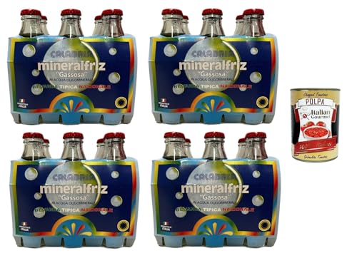 Calabria MineralFriz Gassosa In Wasser mit geringem Mineralgehalt 24x180ml + Italian Gourmet polpa 400g Calabria MineralFriz Gassosa In Wasser mit geringem Mineralgehalt 24x180ml + Italian Gourmet polpa 400g von Italian Gourmet E.R.