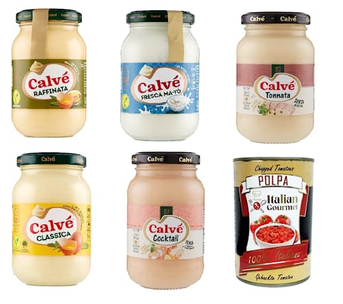 Calvé Maionese Testpaket tonnata cocktail , 5x 225 ml + Italian Gourmet polpa 400g Calvé Maionese Testpaket tonnata cocktail , 5x 225 ml + Italian Gourmet polpa 400g von Italian Gourmet E.R.