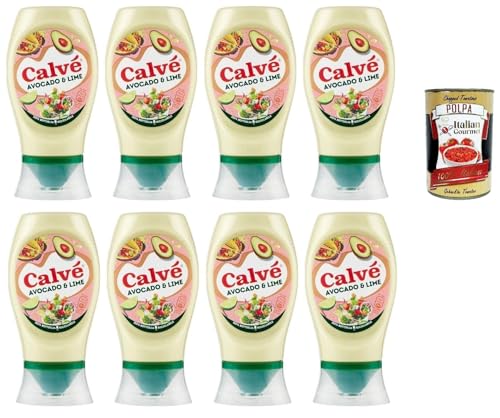 Calvè Salsa, Avocado- und Limettensauce,Würzsoße, Glutenfrei Würzsauce, 250ml Top Down 8x 250ml + Italian Gourmet polpa 400g Calvè Salsa, Avocado- und Limettensauce,Würzsoße, Glutenfrei Würzsauce, 250ml Top Down 8x 250ml + Italian Gourmet polpa 400g von Italian Gourmet E.R.