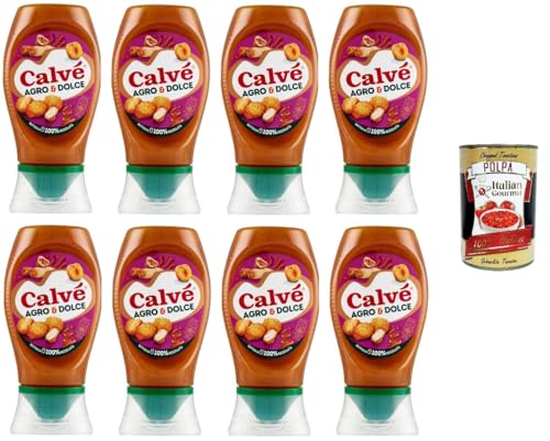 Calvè Salsa Agro & Dolce Süß-saure Sauce. Glutenfrei 8x250ml + Italian Gourmet polpa 400g Calvè Salsa Agro & Dolce Süß-saure Sauce. Glutenfrei 8x250ml + Italian Gourmet polpa 400g von Italian Gourmet E.R.