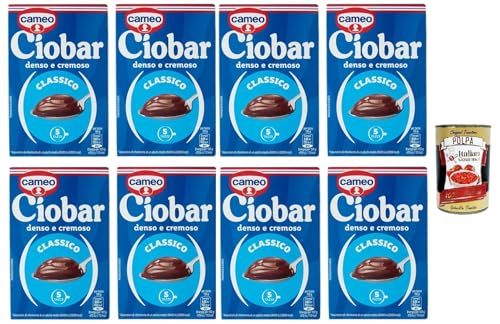 Cameo Ciobar Classico - Pulver Zubereitung für Heiße Schokolade Hot Chocolate 8x 125g Packung, jede Packung enthält 5 Beutel à 25g + Italian Gourmet polpa 400g Cameo Ciobar Classico - Pulver Zubereitung für Heiße Schokolade Hot Chocolate 8x 125g Packung, jede Packung enthält 5 Beutel à 25g + Italian Gourmet polpa 400g von Italian Gourmet E.R.