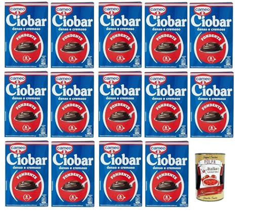 Cameo Ciobar Fondente, Pulver Zubereitung für Heiße Dunkle Schokolade Hot Chocolate 14x 115g-Packung, jede Packung enthält 5 Beutel à 23g + Italian Gourmet polpa 400g Cameo Ciobar Fondente, Pulver Zubereitung für Heiße Dunkle Schokolade Hot Chocolate 14x 115g-Packung, jede Packung enthält 5 Beutel à 23g + Italian Gourmet polpa 400g von Italian Gourmet E.R.