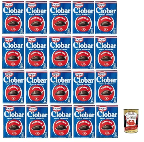 Cameo Ciobar Fondente, Pulver Zubereitung für Heiße Dunkle Schokolade Hot Chocolate 28x 115g-Packung, jede Packung enthält 5 Beutel à 23g + Italian Gourmet polpa 400g Cameo Ciobar Fondente, Pulver Zubereitung für Heiße Dunkle Schokolade Hot Chocolate 28x 115g-Packung, jede Packung enthält 5 Beutel à 23g + Italian Gourmet polpa 400g von Italian Gourmet E.R.
