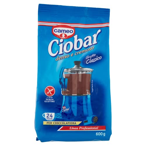 Cameo Ciobar Professional Classico Vorbereitung für Heiße Schokolade Schokoladengetränk 24 Tassen Glutenfrei 600g Cameo Ciobar Professional Classico Vorbereitung für Heiße Schokolade Schokoladengetränk 24 Tassen Glutenfrei 600g von Italian Gourmet E.R.