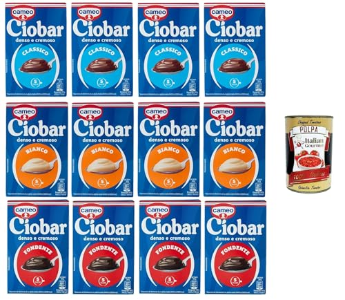 Cameo Ciobar Testpaket - Pulver Zubereitung für Heiße Schokolade Hot Chocolate 12x 125g Packung, jede Packung enthält 5 Beutel à 25g + Italian Gourmet polpa 400g Cameo Ciobar Testpaket - Pulver Zubereitung für Heiße Schokolade Hot Chocolate 12x 125g Packung, jede Packung enthält 5 Beutel à 25g + Italian Gourmet polpa 400g von Italian Gourmet E.R.