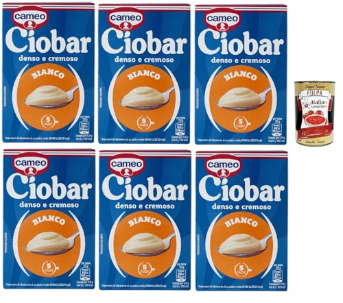 Cameo Ciobar Weiße Schokolade heiße schokolade istant chocolate 6x 105g schoko, istant white hot chocolate + Italian Gourmet polpa 400g Cameo Ciobar Weiße Schokolade heiße schokolade istant chocolate 6x 105g schoko, istant white hot chocolate + Italian Gourmet polpa 400g von Italian Gourmet E.R.