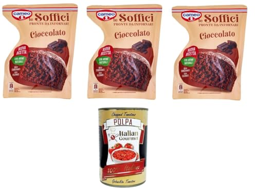 Cameo- Le soffici Pronte da infornare Cioccolato Die weiche, backfertige Schokolade 3x 600gr + Italian Gourmet polpa 400g Cameo- Le soffici Pronte da infornare Cioccolato Die weiche, backfertige Schokolade 3x 600gr + Italian Gourmet polpa 400g von Italian Gourmet E.R.