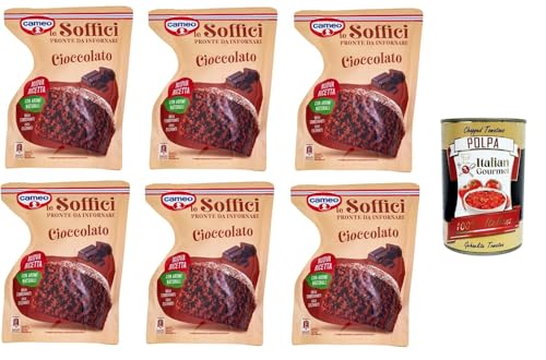 Cameo- Le soffici Pronte da infornare Cioccolato Die weiche, backfertige Schokolade 6x 600gr + Italian Gourmet polpa 400g Cameo- Le soffici Pronte da infornare Cioccolato Die weiche, backfertige Schokolade 6x 600gr + Italian Gourmet polpa 400g von Italian Gourmet E.R.