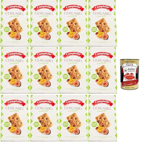 Campiello Cereabel biscotti frollini ai cereali con frutta senza olio di palma Cereabel Müsli-Mürbteigkekse mit Früchten ohne Palmöl 12x220 gr+ Italian Gourmet polpa 400g Campiello Cereabel biscotti frollini ai cereali con frutta senza olio di palma Cereabel Müsli-Mürbteigkekse mit Früchten ohne Palmöl 12x220 gr+ Italian Gourmet polpa 400g von Italian Gourmet E.R.