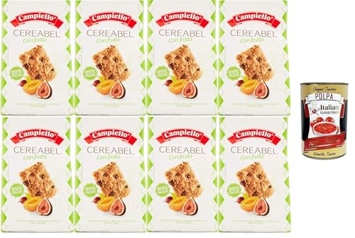 Campiello Cereabel biscotti frollini ai cereali con frutta senza olio di palma Cereabel Müsli-Mürbteigkekse mit Früchten ohne Palmöl 8x220 gr+ Italian Gourmet polpa 400g Campiello Cereabel biscotti frollini ai cereali con frutta senza olio di palma Cereabel Müsli-Mürbteigkekse mit Früchten ohne Palmöl 8x220 gr+ Italian Gourmet polpa 400g von Italian Gourmet E.R.