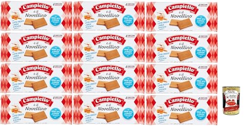 Campiello Novellino con latte fresco e miele di acacia Kekse mit frischer Milch und Akazienhonig biscuits cookies 100% Italienische Kekse 12x 350g + Italian Gourmet polpa 400g Campiello Novellino con latte fresco e miele di acacia Kekse mit frischer Milch und Akazienhonig biscuits cookies 100% Italienische Kekse 12x 350g + Italian Gourmet polpa 400g von Italian Gourmet E.R.