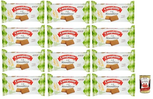 Campiello Novellino integrale, Kekse mit Vollkornmehl, 12x 360g Kuchen Butterkeks + Italian Gourmet polpa 400g Campiello Novellino integrale, Kekse mit Vollkornmehl, 12x 360g Kuchen Butterkeks + Italian Gourmet polpa 400g von Italian Gourmet E.R.