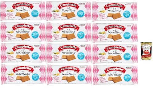 Campiello Novellino senza zuccheri aggiunti, ohne Zuckerzusatz Kekse 12x 350g Kuchen Butterkeks + Italian Gourmet polpa 400g Campiello Novellino senza zuccheri aggiunti, ohne Zuckerzusatz Kekse 12x 350g Kuchen Butterkeks + Italian Gourmet polpa 400g von Italian Gourmet E.R.
