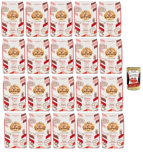 Caputo Cuoco, weicher Weizenmehl Mehl "00" Chef's Flour, Pizza Mehl mit elastischen und resistenten Gluten für erhebliche Teig, 20x 1 kg + Italian Gourmet polpa 400g Caputo Cuoco, weicher Weizenmehl Mehl "00" Chef's Flour, Pizza Mehl mit elastischen und resistenten Gluten für erhebliche Teig, 20x 1 kg + Italian Gourmet polpa 400g von Italian Gourmet E.R.